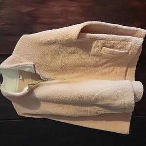 Pink old navy pull over fleece